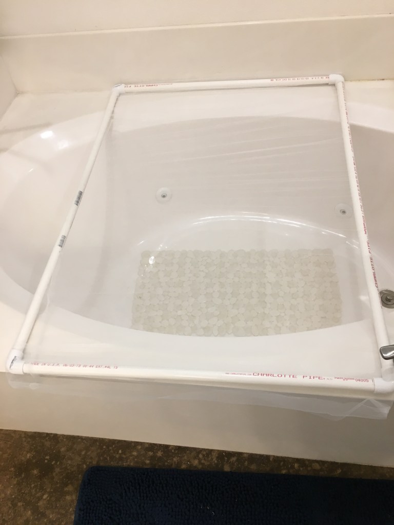 DIY bathtub drying rack – Critters and Craft