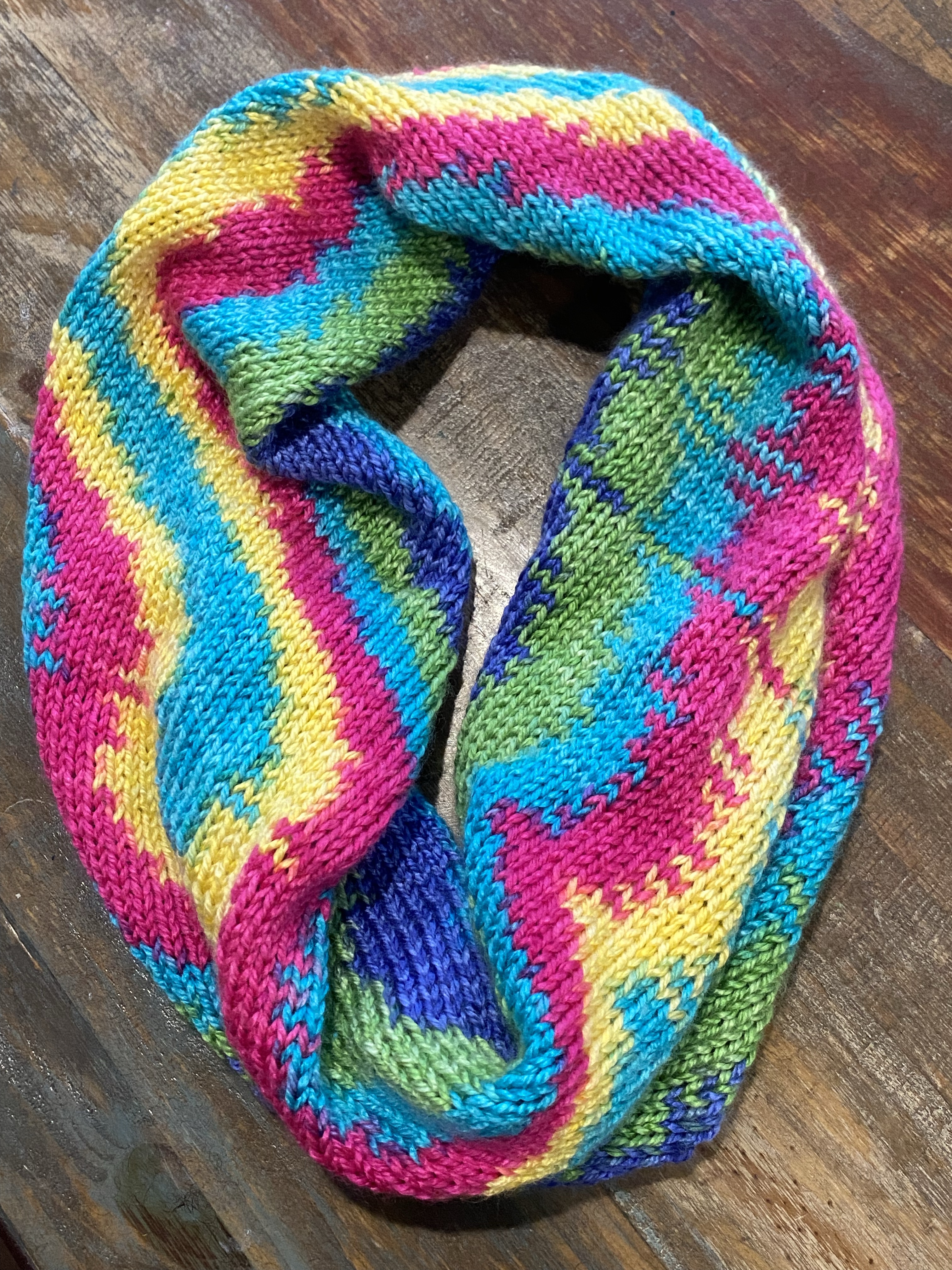 Color Knitty Color knitting experiment – Critters and Craft